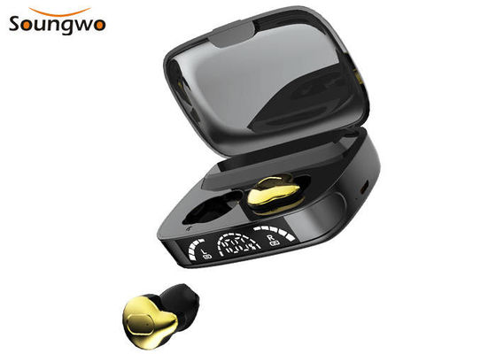 Apareamiento fuerte del auto de la pantalla LED de Bass Waterproof Wireless Earbuds HD